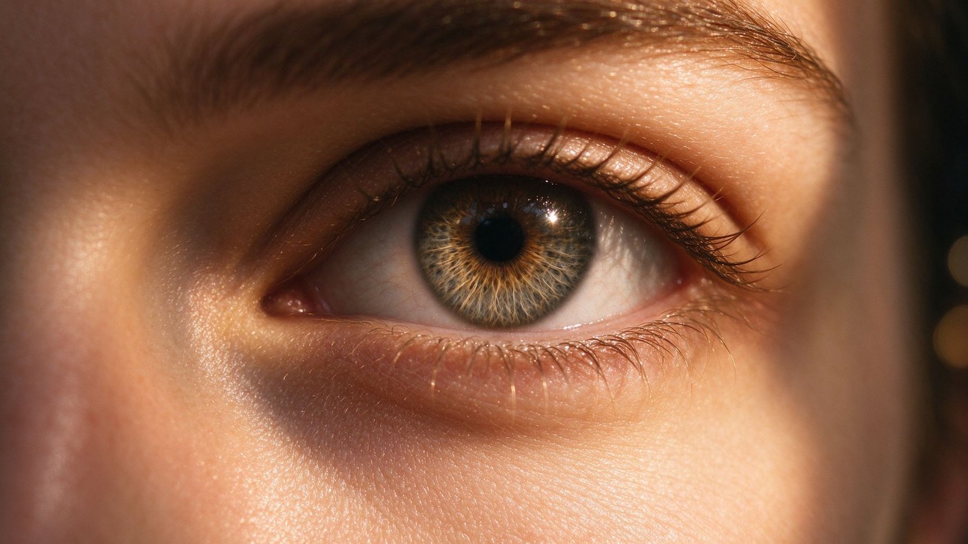 Eye quality analysis — focus on the iris and eyelid